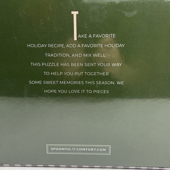 Spoonful Of Comfort Jigsaw Puzzle Grandma's Gingerbread Cookies 500 Pc Christmas - Picture 7 of 12